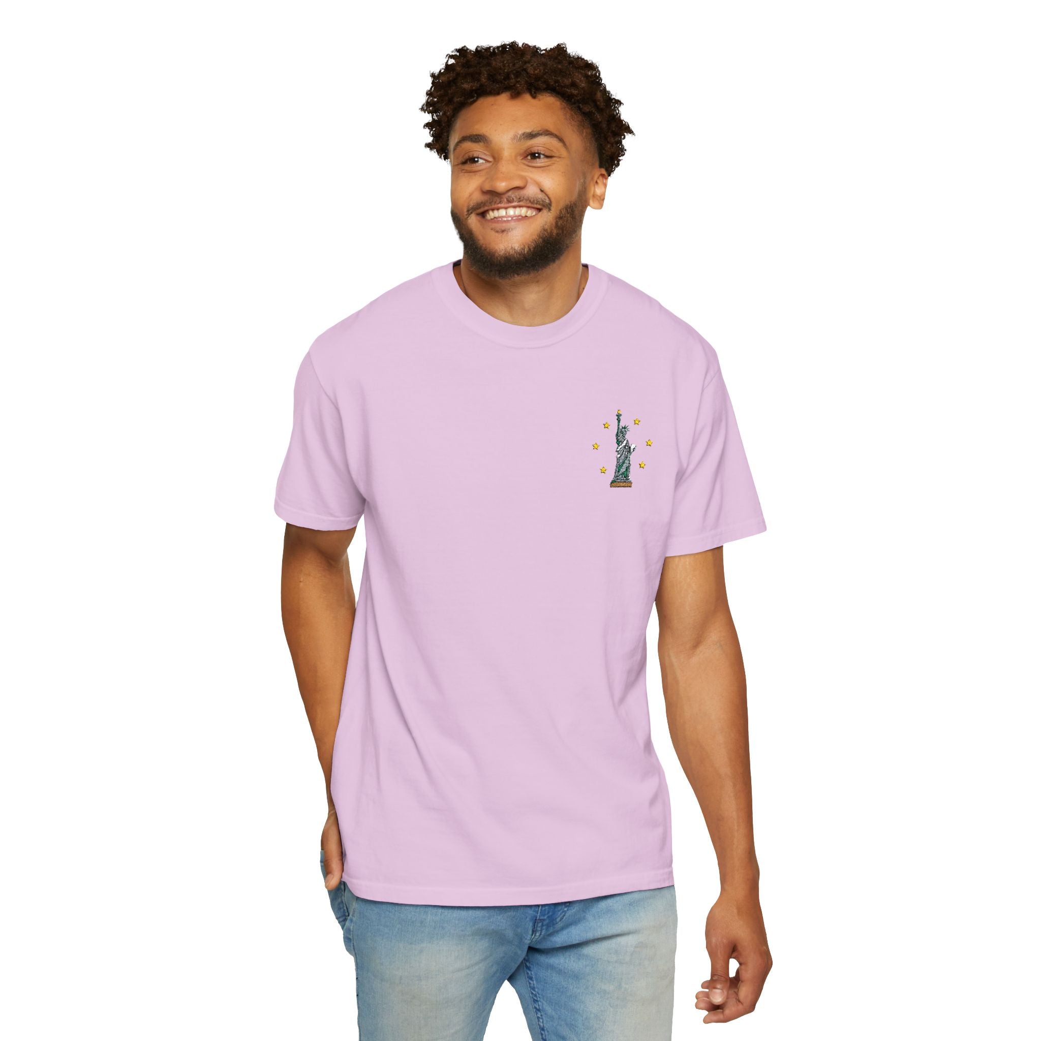 Give me Liberty - Embroidered T-Shirt