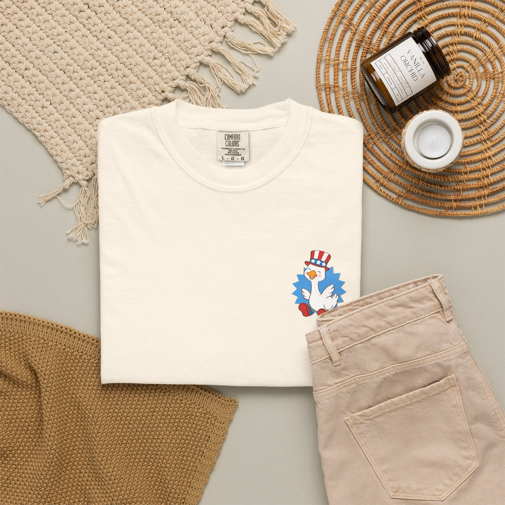 Blue Patriot Duck Graphic Tee