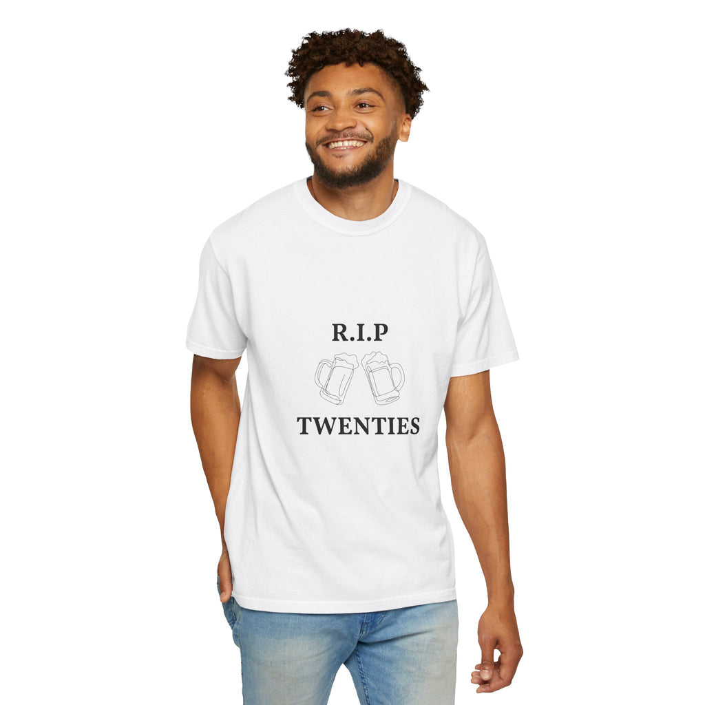 R.I.P. Twenties T-Shirt — Funny 30th Birthday Retro Tee