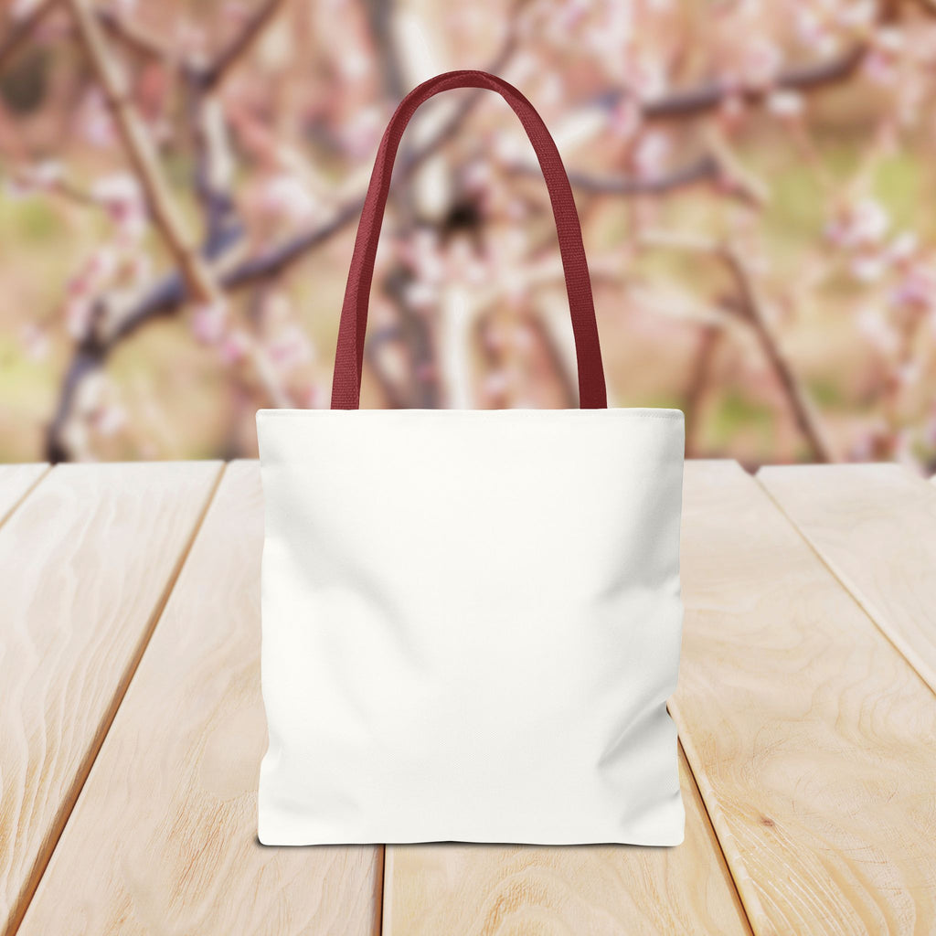 Mahjong Tiles Tote Bag — Zen Mahjong Design with Chinese Characters