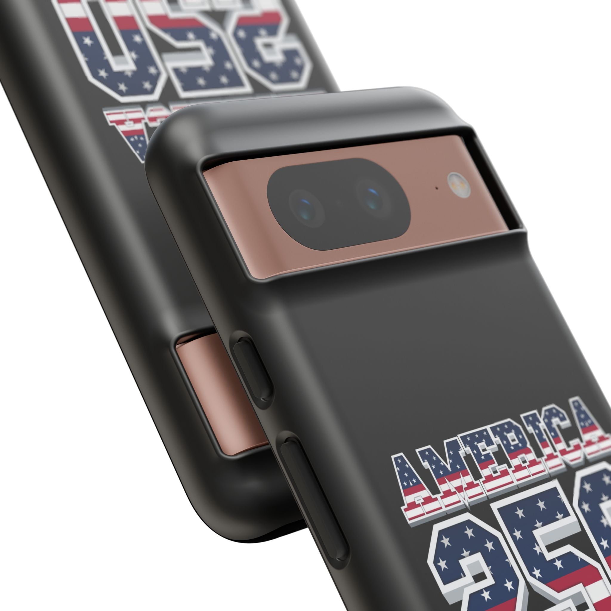 BLACK America250 Phone Case — Patriotic USA Flag Design