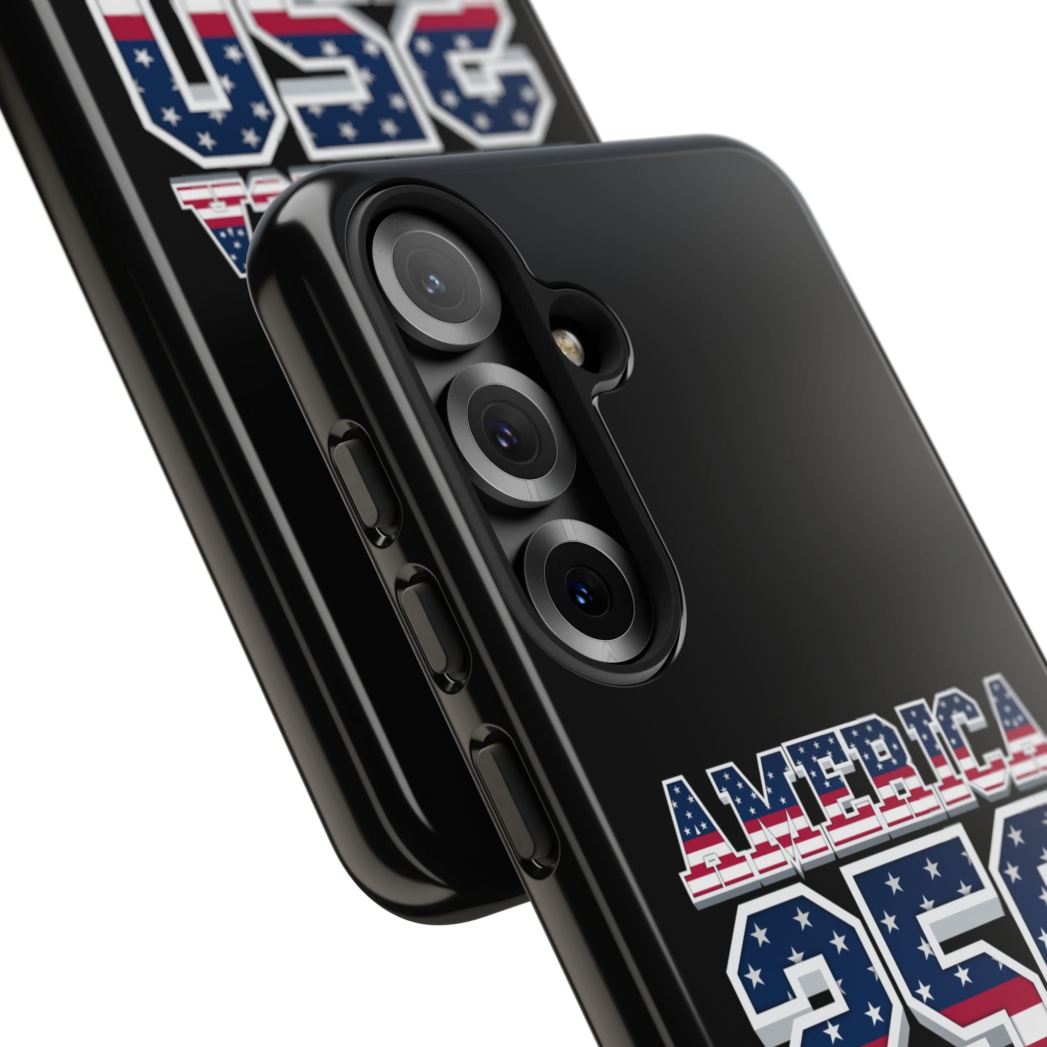 BLACK America250 Phone Case — Patriotic USA Flag Design