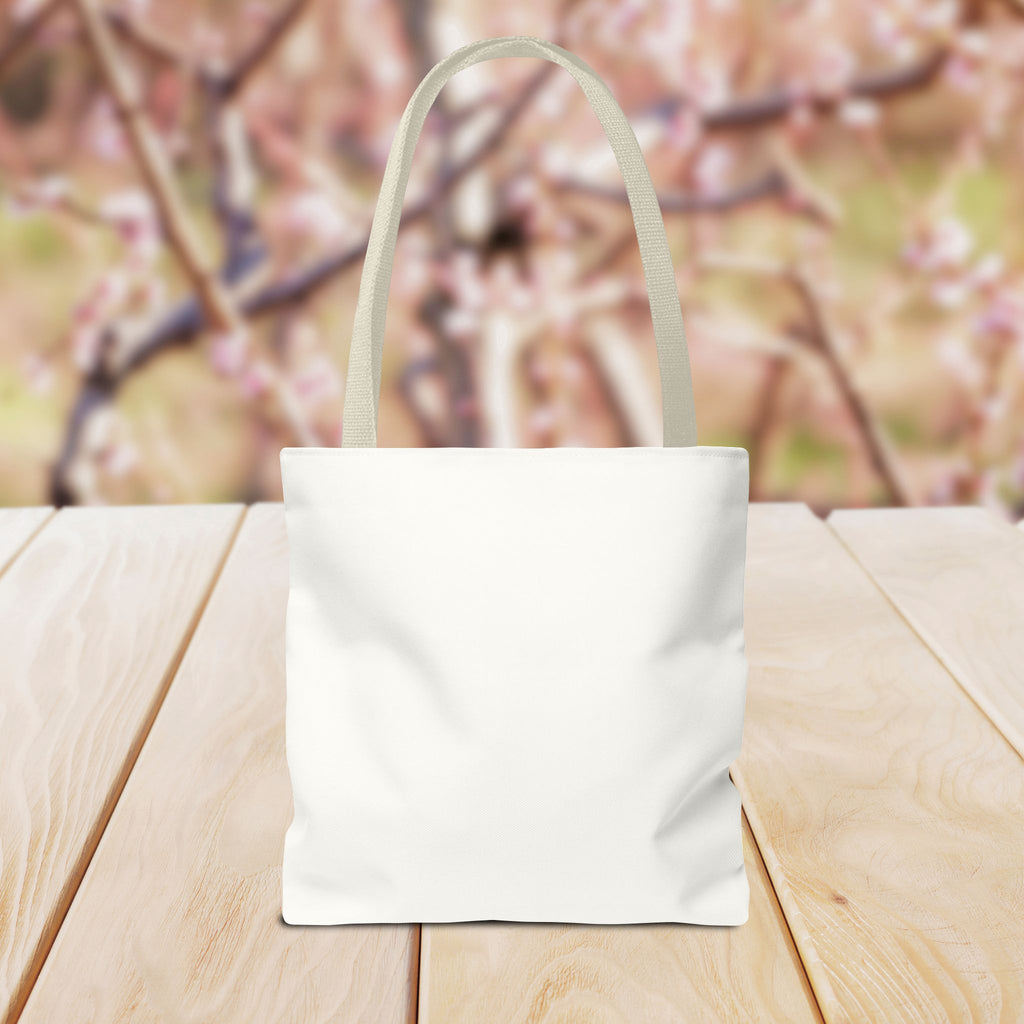 Mahjong Tiles Tote Bag — Zen Mahjong Design with Chinese Characters