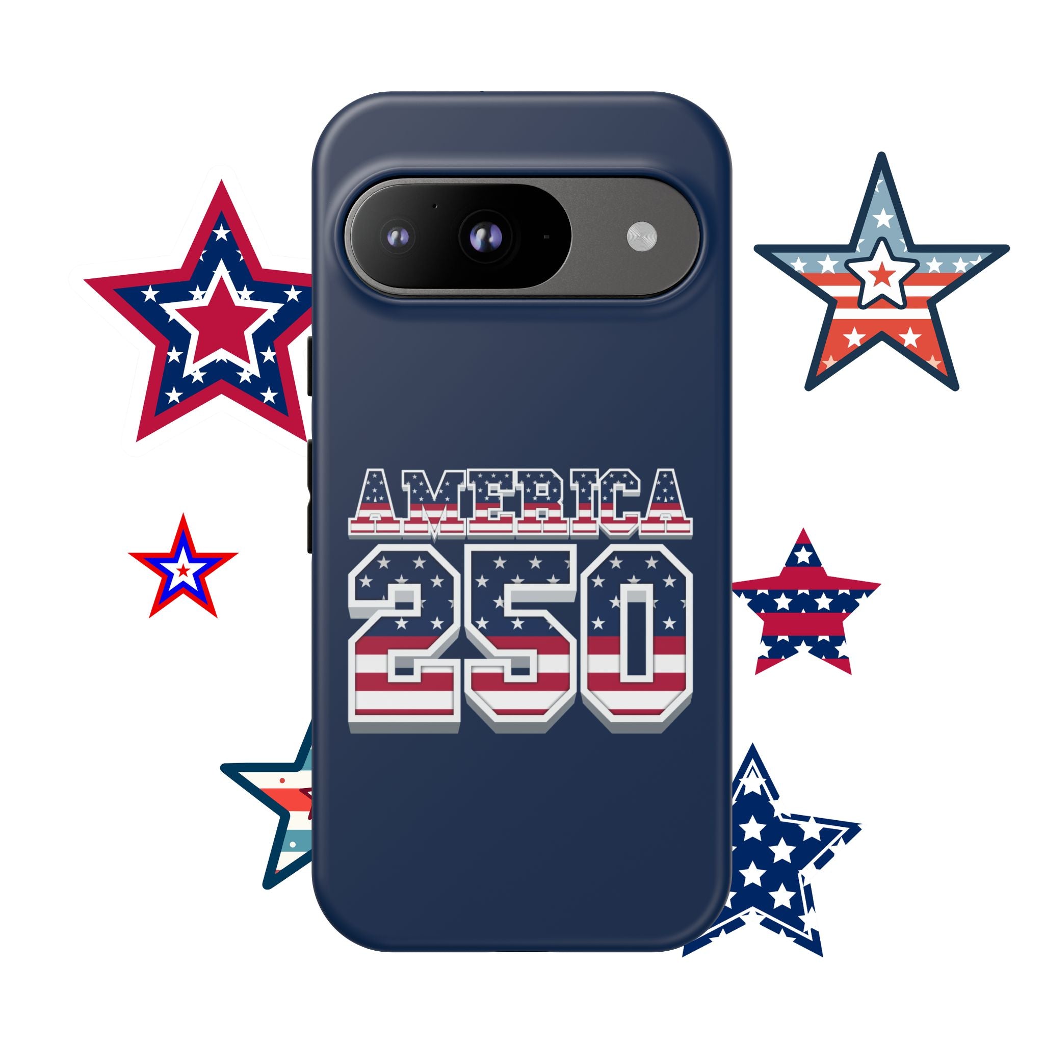 America 250 Phone Case — Patriotic USA Flag Design