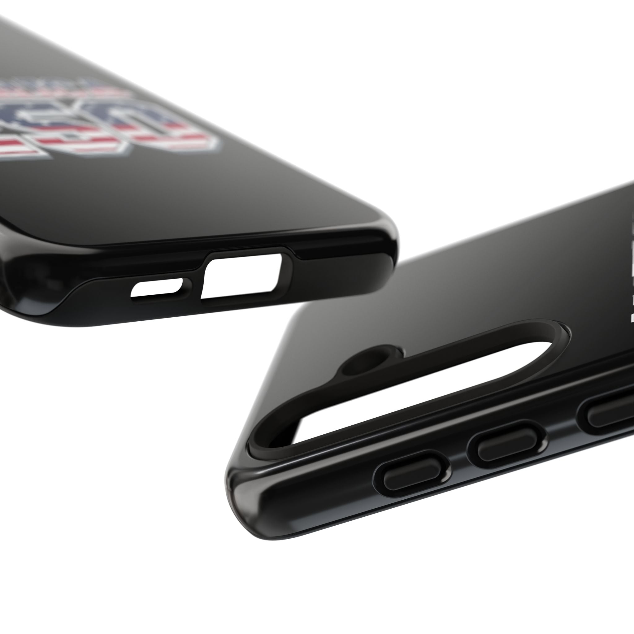 BLACK America250 Phone Case — Patriotic USA Flag Design