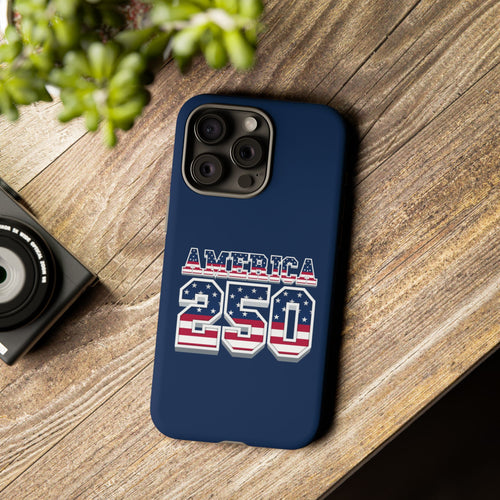 America 250 Phone Case — Patriotic USA Flag Design