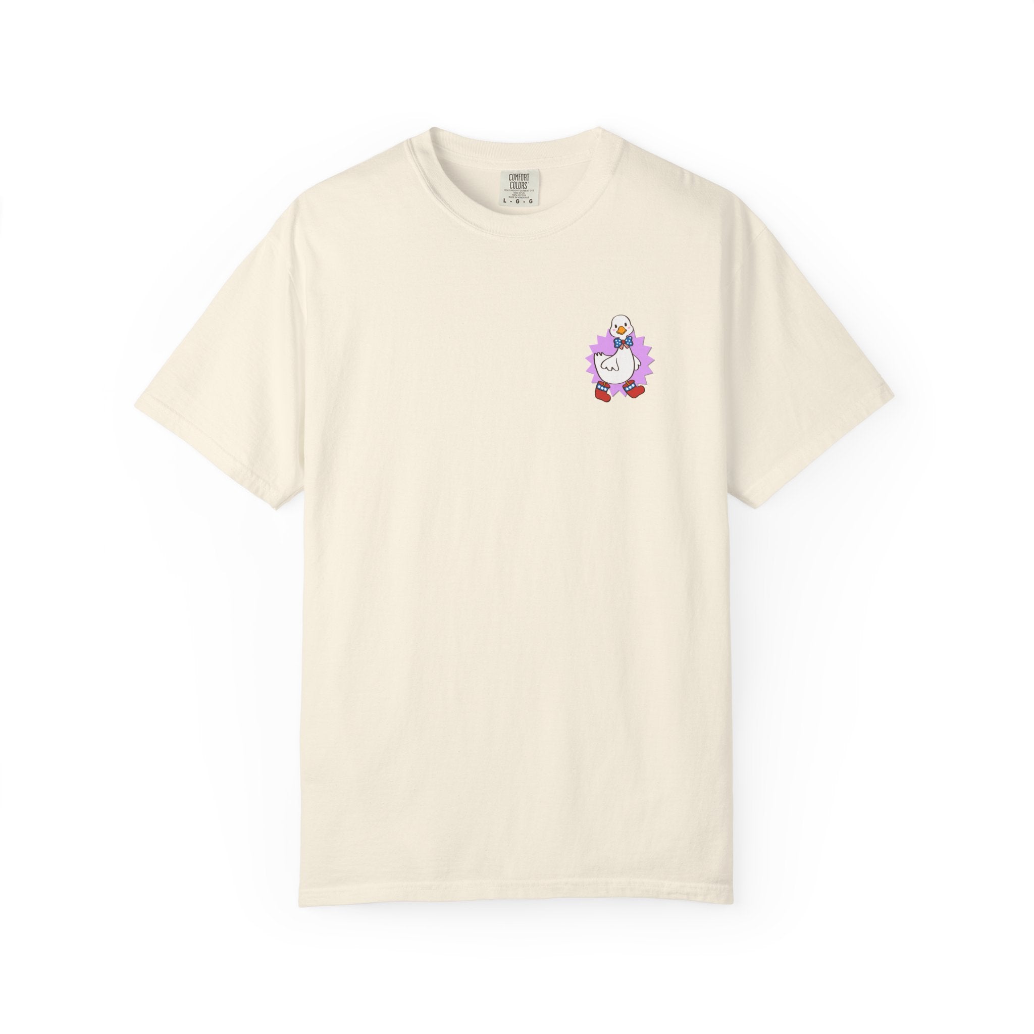 Lilac Patriot Duck Graphic Tee
