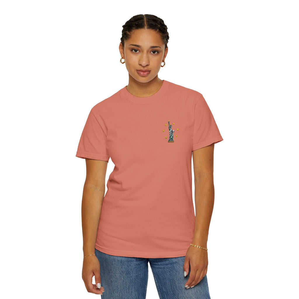 Give me Liberty - Embroidered T-Shirt