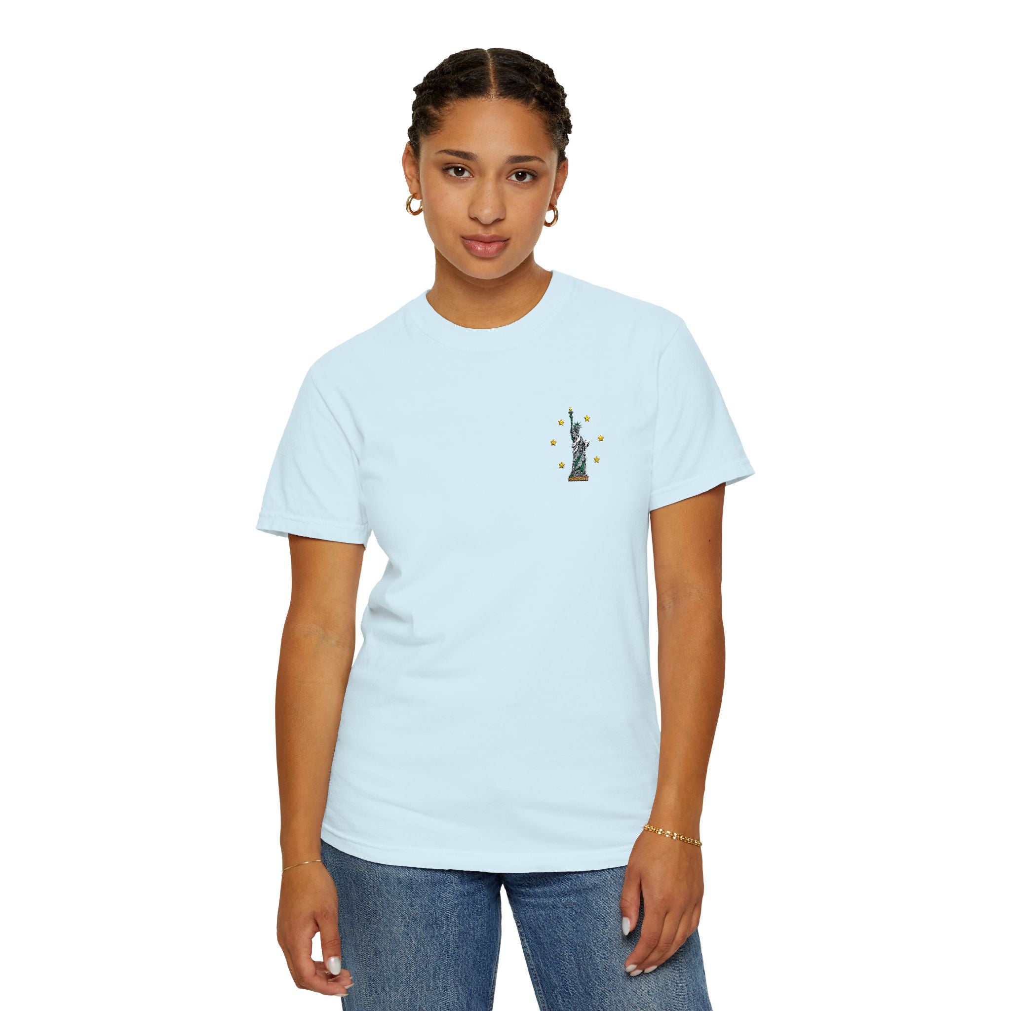 Give me Liberty - Embroidered T-Shirt