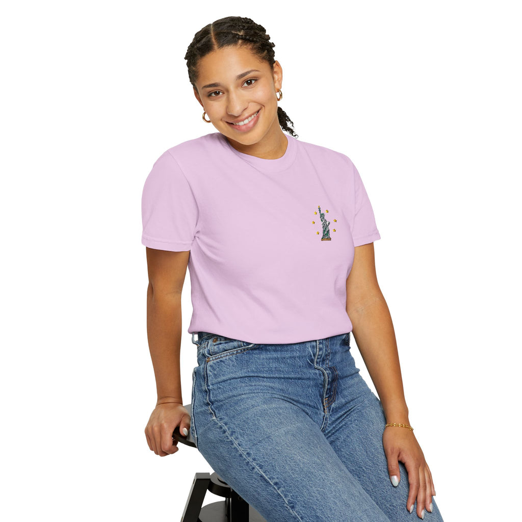 Give me Liberty - Embroidered T-Shirt
